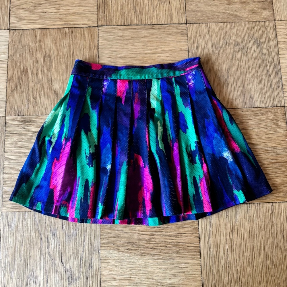 Adidas X Pharrell Williams Limited Edition Pleated Multi Color Skirt Small - Picture 3 of 8